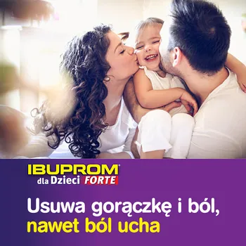 Ibuprom dla Dzieci Forte, 200 mg/5 ml, zawiesina doustna, 150 ml