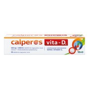 Calperos Vita-D3, 500 mg + 2000 IU, tabletki do rozgryzania i żucia, 30 szt.