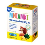 Mniamki Witamina D3 500 j.m, pastylki do ssania, 60 szt.