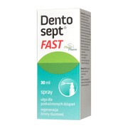 Dentosept Fast, spray, ulga dla podrażnionych dziąseł, 30 ml