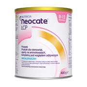 Neocate LCP, żywność specjalnego przeznaczenia medycznego, dieta hipoalergiczna, proszek,  0-12 m, 400 g