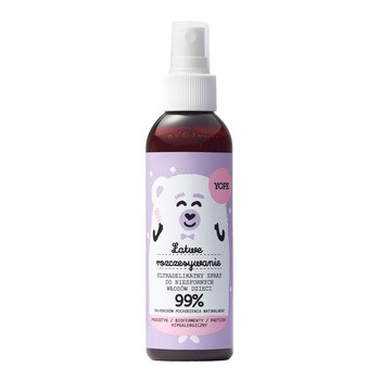 Yope ultradelikatny spray do włosów dla dzieci, Łatwe rozczesywanie, 150 ml