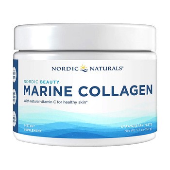 Nordic Naturals, Marine Collagen, proszek, smak truskawkowy, 150 g