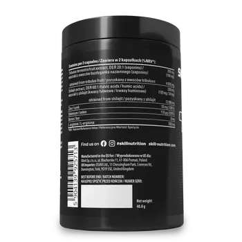 Skill Nutrition Tribulus + Shilajit, kapsułki, 60 szt.