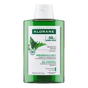 Klorane, seboregulujący szampon z organiczną pokrzywą, 200 ml