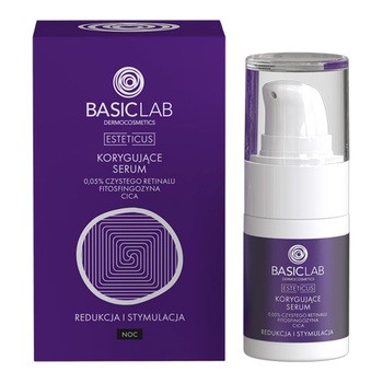 BasicLab Esteticus, serum korygujące Redukcja i Stymulacja, 15 ml