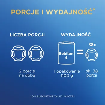Bebilon 4 Pronutra-Advance, mleko modyfikowane w proszku, 1100 g