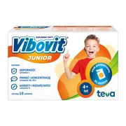 Vibovit Junior, proszek w saszetkach, smak pomarańczowy, 30 szt.