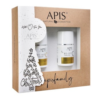 Apis Zestaw Świąteczny Re-Vit C Home Care, krem na dzień, 50 ml  + krem na noc, 50 ml