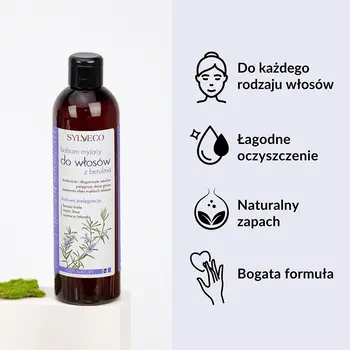 Sylveco, balsam myjący do włosów z betuliną, 300 ml