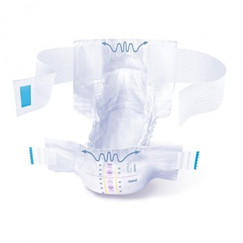 Seni Optima Plus, pieluchomajtki z pasem biodrowym, rozmiar XL, 10 szt.