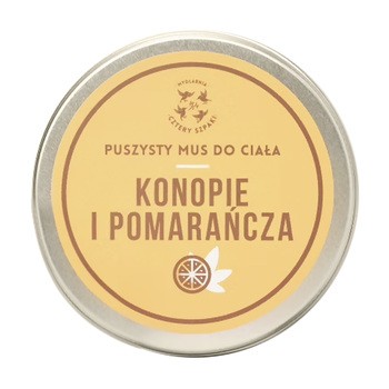 Mydlarnia 4 Szpaki, Konopie i Pomarańcza, mus do ciała, 150 ml