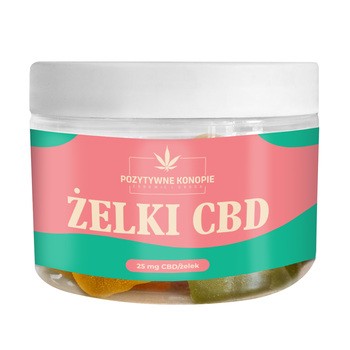 Pozytywne Konopie Żelki CBD 25 mg, żelki, 30 szt.