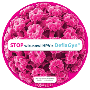 DeflaGyn, żel dopochwowy wspomagający remisję i regresję nieprawidłowych wyników cytologicznych oraz zmian na szyjce macicy wywołanych wirusem brodawczaka ludzkiego HPV, 150 ml + 2 aplikatory