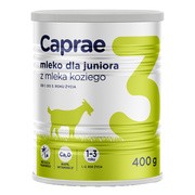 Caprae 3, mleko dla juniora z mleka koziego, od 1. do 3. roku życia, 400 g