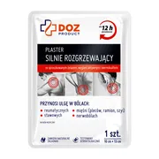 DOZ Product, plaster silnie rozgrzewający, 10 cm x 13 cm, 1 szt.