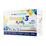 Allnutrition Omega 3 K2 + D3, kapsułki, 30 szt.