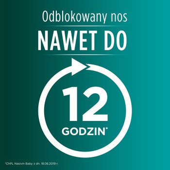 Nasivin Baby, 0,1 mg/ml, krople do nosa, 5 ml