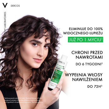 Vichy Dercos DS, szampon przeciwłupieżowy z odżywką 2w1, 200 ml