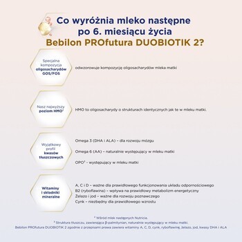 Zestaw 2x Bebilon PROfutura DUOBIOTIK 2, mleko następne po 6. miesiącu, proszek, 800 g