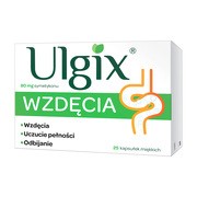 Ulgix Wzdęcia, 80 mg, kapsułki miękkie, 25 szt.