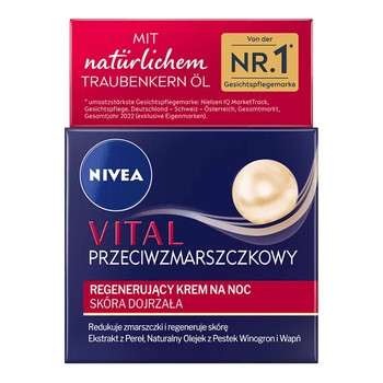 Nivea Vital, regenerujący krem przeciwzmarszczkowy na noc, 50 ml