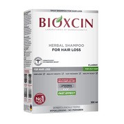 Bioxcin Classic Ziołowy, szampon do włosów przetłuszczających się, osłabionych, z tendencją do wypadania, 300 ml