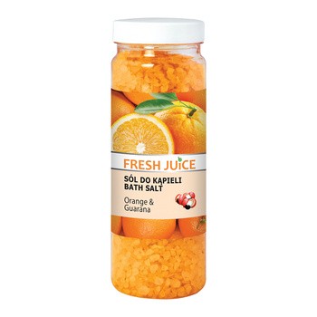 Fresh Juice, sól do kąpieli, Orange&Guarana, 700 g