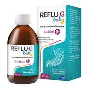Reflu-G baby, syrop przeciwrefluksowy, dla dzieci, 210 ml