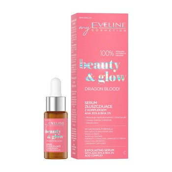 Eveline Cosmetics Beauty & Glow, złuszczające serum z kompleksem 30% AHA & 2% BHA, 18 ml