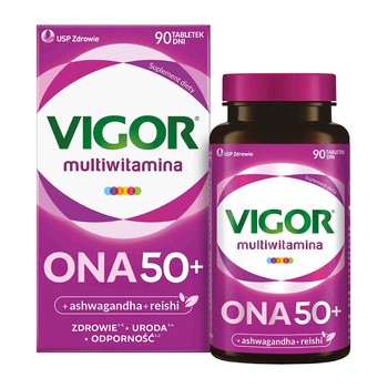 Vigor Multiwitamina ONA 50+, tabletki, 90 szt.