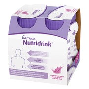 Nutridrink, smak owoców leśnych, płyn, 4 x 125 ml