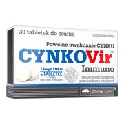 Olimp Cynkovir Immuno, tabletki do ssania, 30 szt.