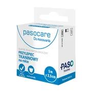 Pasocare, przylepiec tkaninowy, 5 m x 2,5 cm, 1 szt. (rolka)