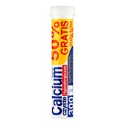 Calcium 300 czyste Uni-Phar, tabletki musujące, 20 szt (10 szt.+10 szt.)