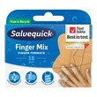 Salvequick Finger Mix, plastry na palce rąk, 18 szt.