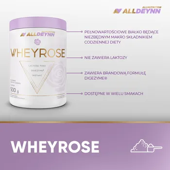 Allnutrition, ALLDEYNN WheyRose, cookie with cookies, proszek, 500 g
