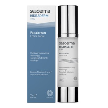 Sesderma Hidraderm Hyal, krem nawilżający do twarzy, 50 ml