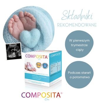 Composita One, kapsułki, 30 szt. + 30 szt. DHA