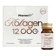 Pharmovit Kolagen 12 000 Max, płyn, smak owoce tropikalne, 30 ml x 30 szt.