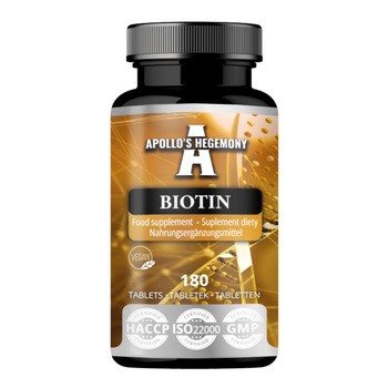 Apollo's Hegemony Biotin, tableteki, 180 szt.