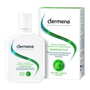 Dermena Hair Care, Plus, szampon przeciwłupieżowy hamujący wypadanie włosów, 200 ml