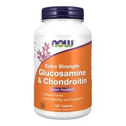 Now Foods, Glucosamine & Chondroitin Extra Strength, tabletki, 120 szt.
