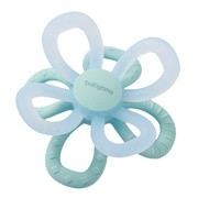 BabyOno, gryzak silikonowy Flower, niebieski, 1 szt.