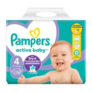 Pampers Active Baby 4 (9-14 kg), pieluszki jednorazowe, 76 szt.