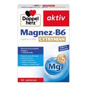 Doppelherz aktiv Magnez-B6 Cytrynian, tabletki, 30 szt.