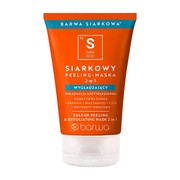 Barwa Siarkowa, Siarkowy peeling-maska wygładzający 2w1, 120 ml