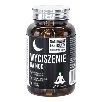 Naturalne Ekstrakty, Wyciszenie na noc, kapsułki, 30 szt.