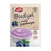 Celiko, budyń o smaku jagodowym bez dodatku cukru, 40 g