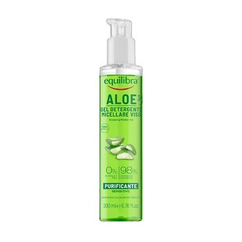 Equilibra Aloe 3+, oczyszczający żel micelarny, 200 ml